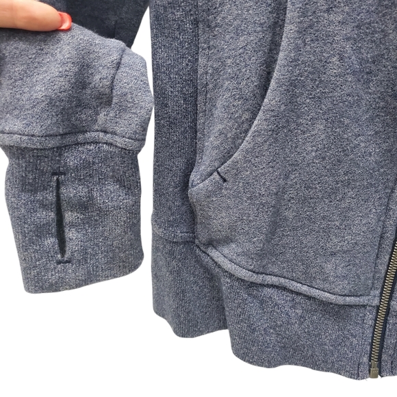 lululemon Scuba Hoodie Blue Zip Front & Pockets - Picture 8 of 12